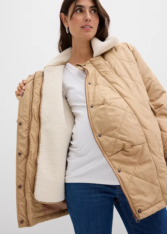 Giacca prémaman 6 in 1 con inserto babywearing e gilet staccabile, bonprix