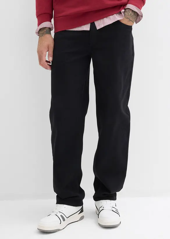 Pantaloni in twill con fascia comoda in vita, straight, bonprix