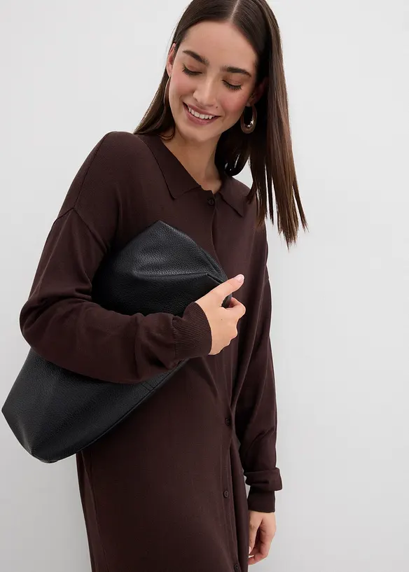 Abito in maglia a filato fine misto viscosa, bonprix