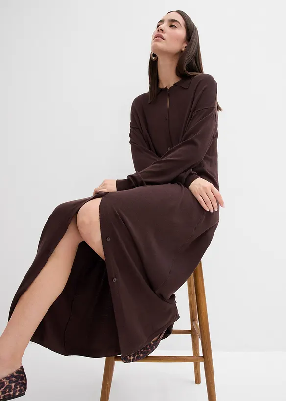 Abito in maglia a filato fine misto viscosa, bonprix