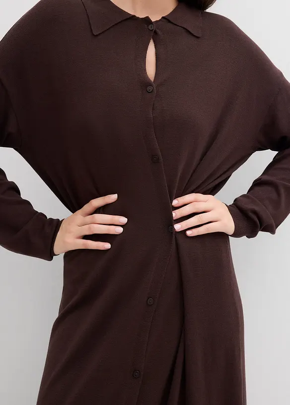 Abito in maglia a filato fine misto viscosa, bonprix