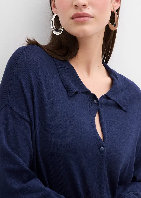 Abito in maglia a filato fine misto viscosa, bonprix