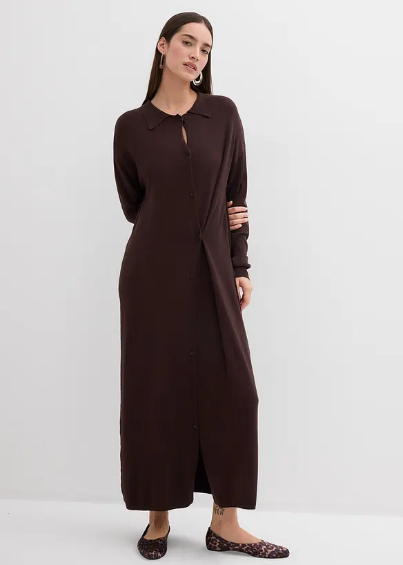 Abito in maglia a filato fine misto viscosa, bonprix