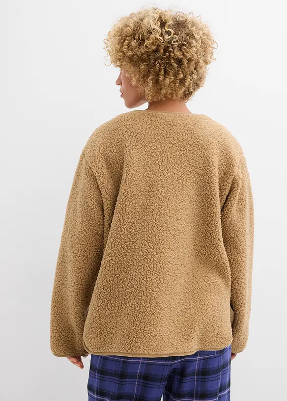 Giacca in pile teddy, bonprix
