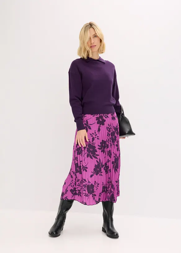 Maglione in filato fine misto viscosa, bonprix