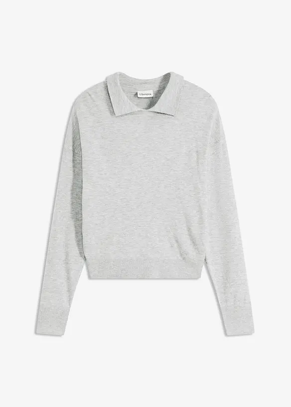 Maglione in filato fine misto viscosa, bonprix