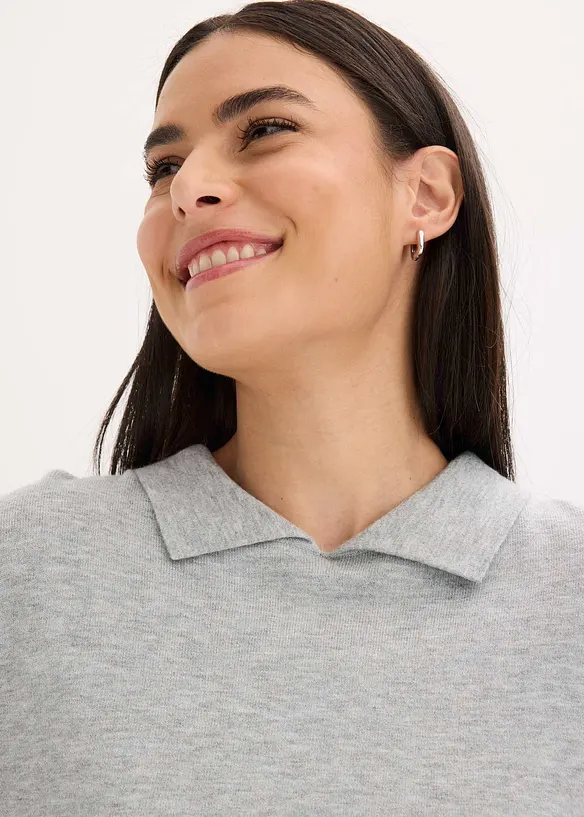 Maglione in filato fine misto viscosa, bonprix