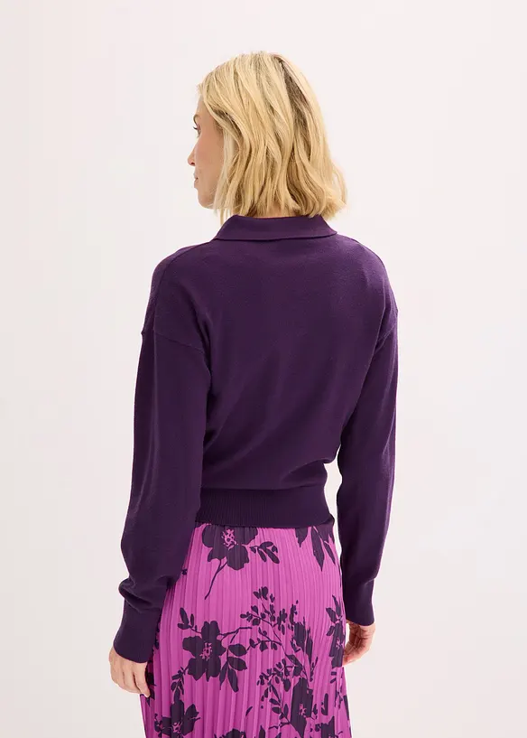 Maglione in filato fine misto viscosa, bonprix