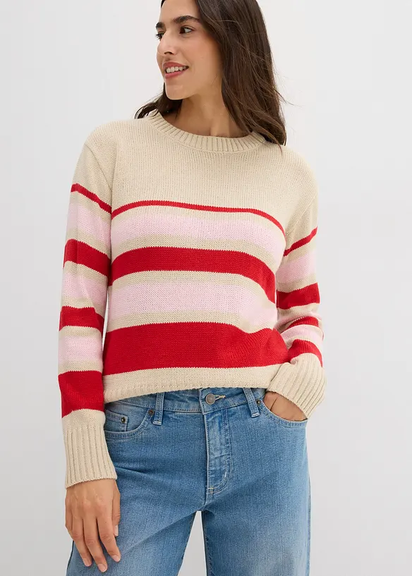 Maglione in filato fine, bonprix