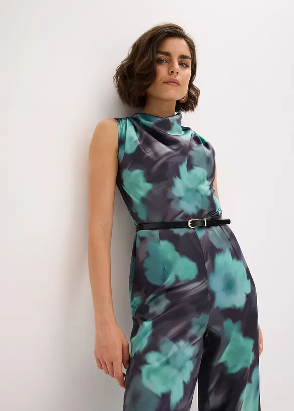 Tuta elegante in satin fluente, bonprix