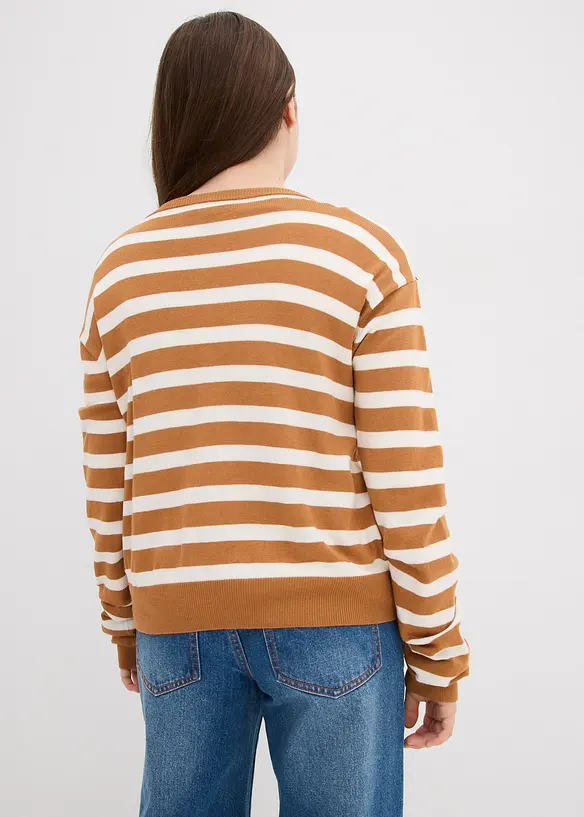 Cardigan in morbido misto viscosa a maglia fine, bonprix