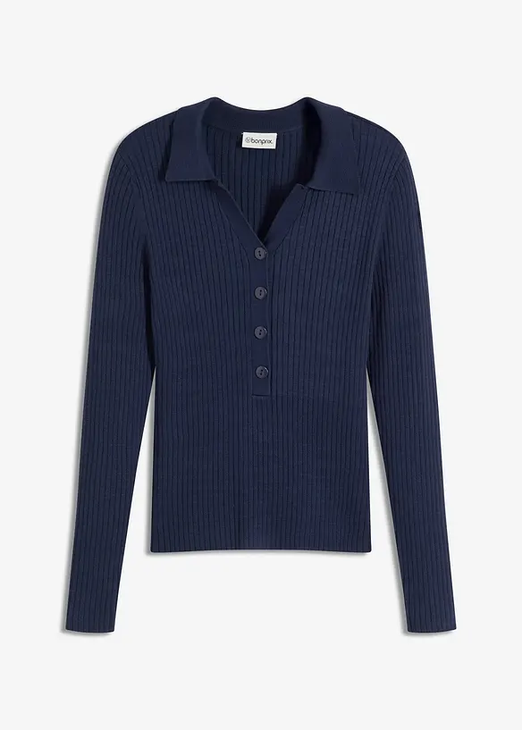 Maglione morbido in filato fine misto viscosa, bonprix