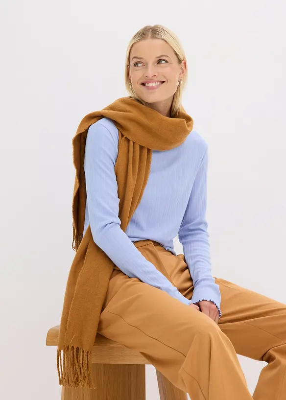 Maglia aderente a costine, bonprix