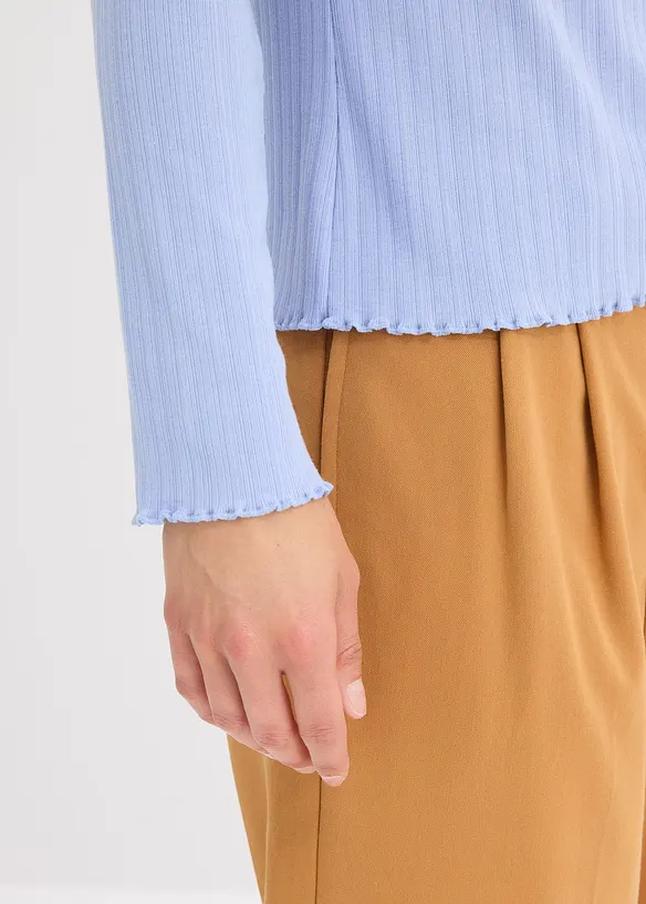 Maglia aderente a costine, bonprix