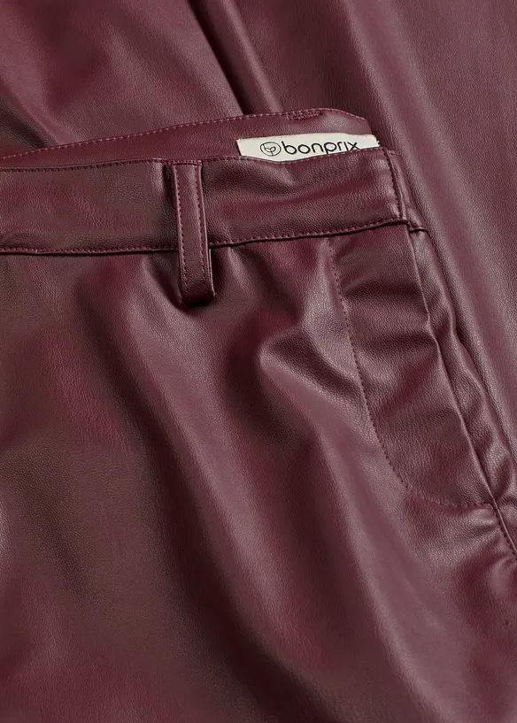 Pantaloni in similpelle, bonprix