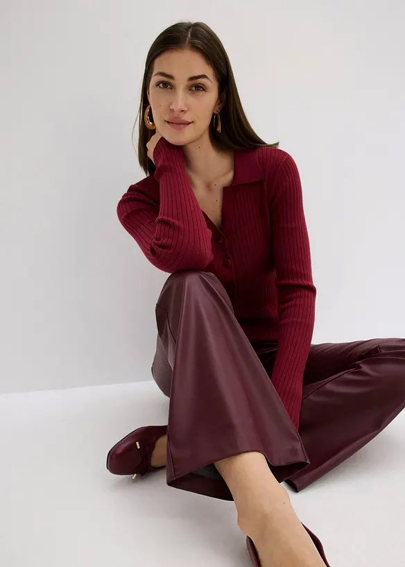 Pantaloni in similpelle, bonprix