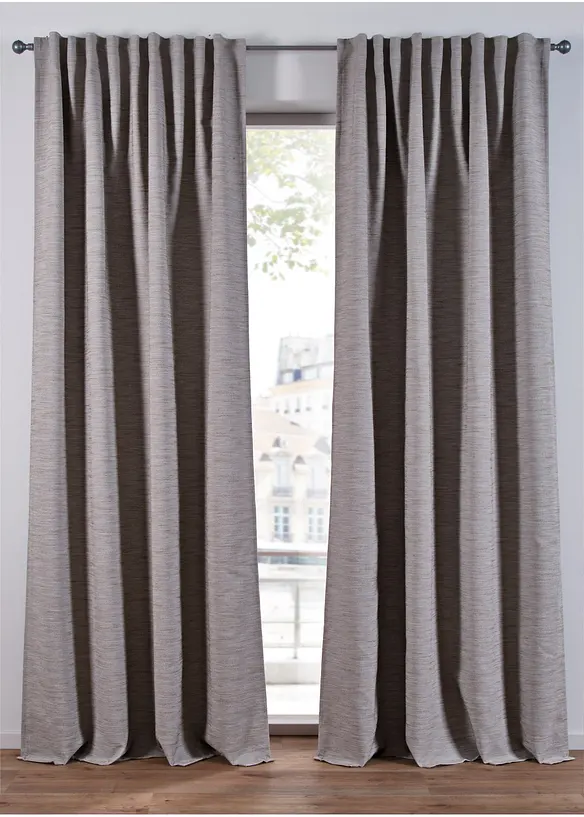 Tenda semioscurante in tessuto strutturato (pacco da 1), bonprix