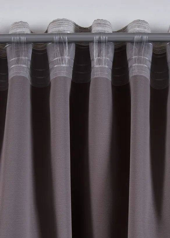 Tenda semioscurante in tessuto strutturato (pacco da 1), bonprix