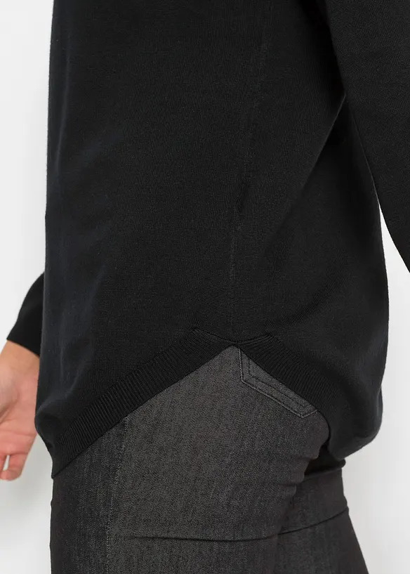 Maglione in filato fine misto viscosa, bonprix