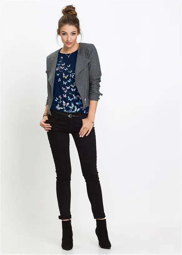 T-shirt con farfalle, bonprix