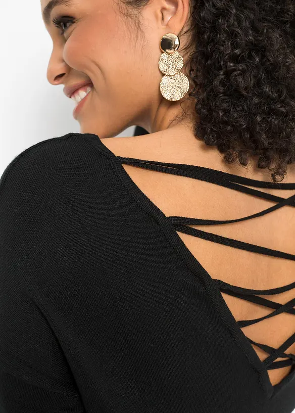 Maglione  in filato fine misto viscosa, bonprix