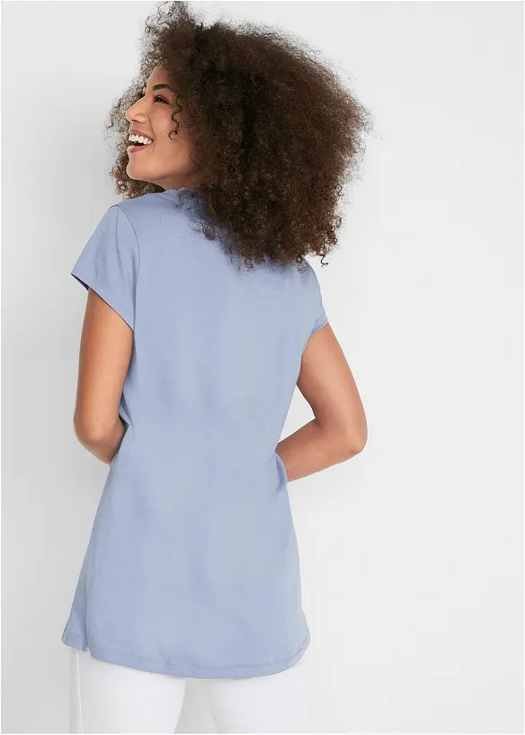 Maglia lunga stampata, bonprix