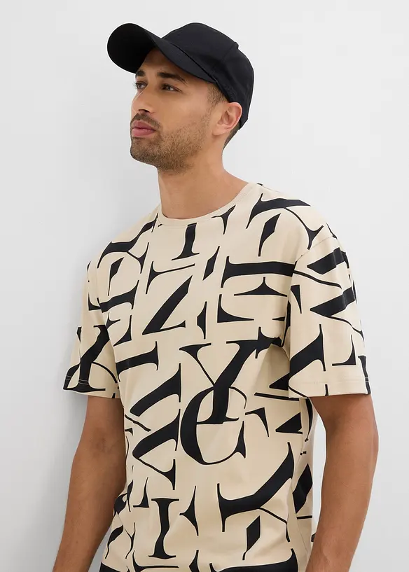 T-shirt in puro cotone biologico pesante, bonprix