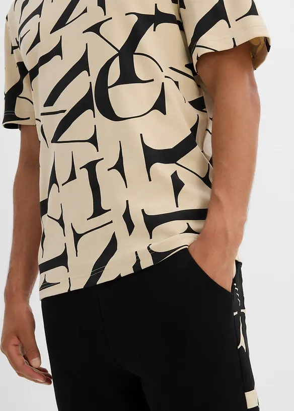 T-shirt in puro cotone biologico pesante, bonprix