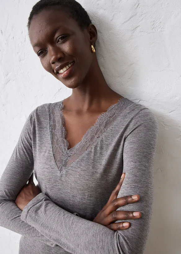 Maglia in misto lana, bonprix