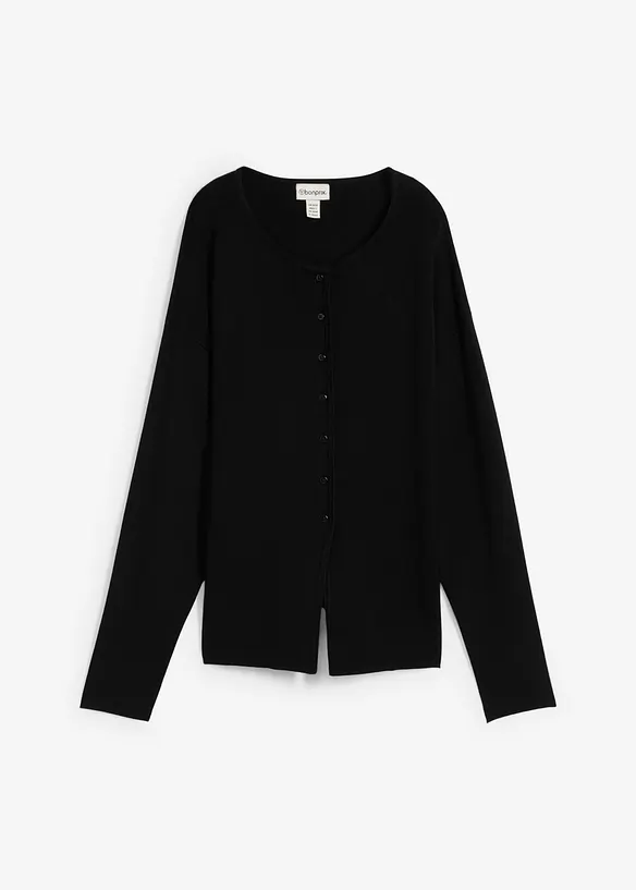 Cardigan sfiancato in misto viscosa, bonprix