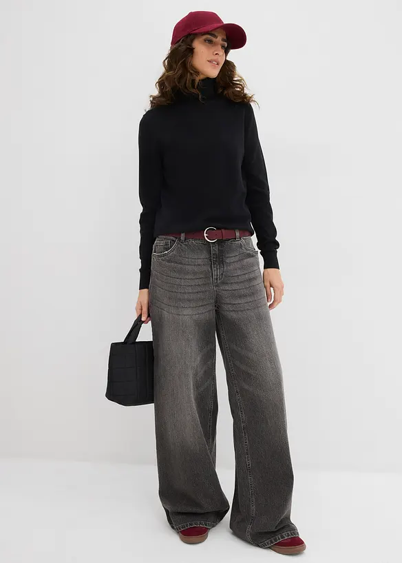 Maglione a collo alto, bonprix