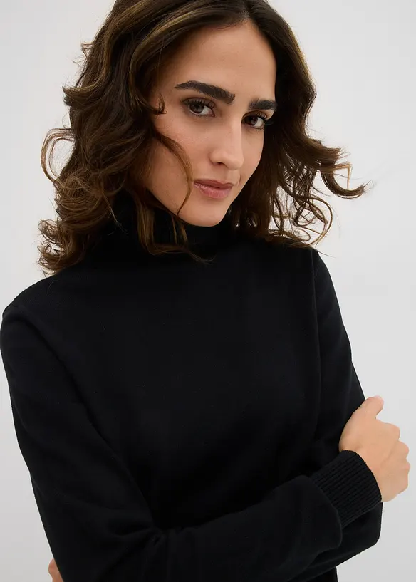 Maglione a collo alto, bonprix