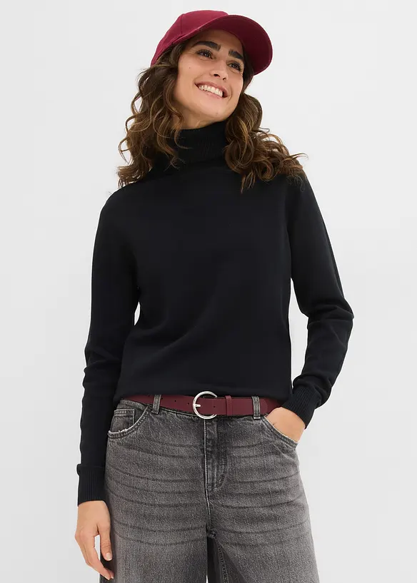 Maglione a collo alto, bonprix