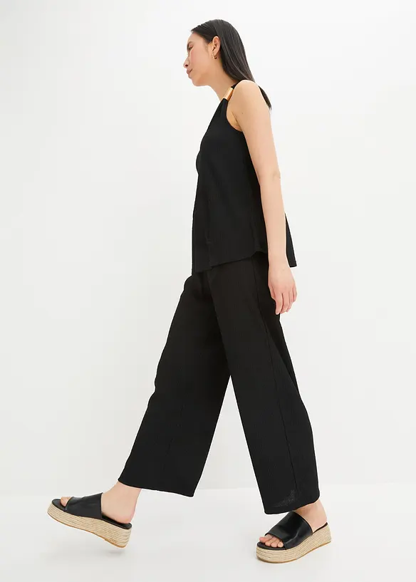 Pantaloni larghi in jersey, bonprix