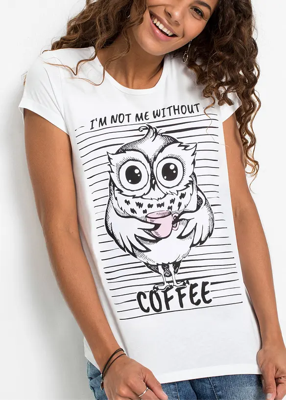 T-shirt in puro cotone, bonprix