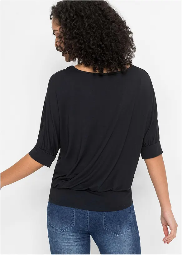 Maglia fluente in misto viscosa, bonprix