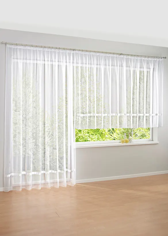 Tenda con nastro in satin, bonprix