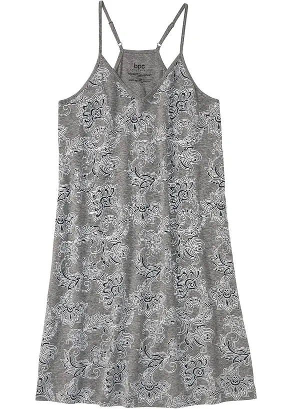 Camicia da notte con spalline sottili e dorso a vogatore, bonprix