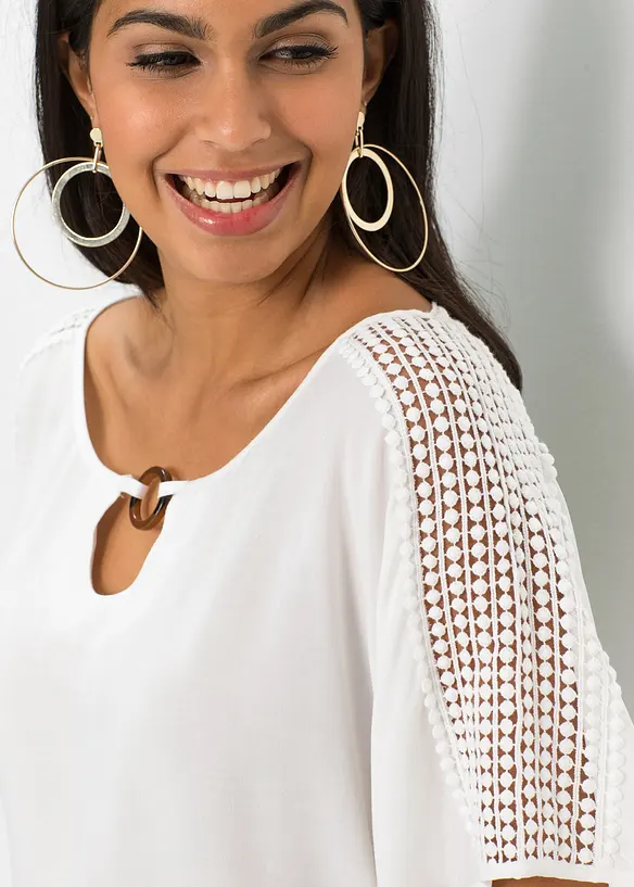 Blusa in pura viscosa, bonprix