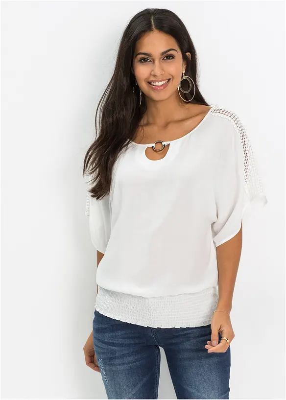 Blusa in pura viscosa, bonprix