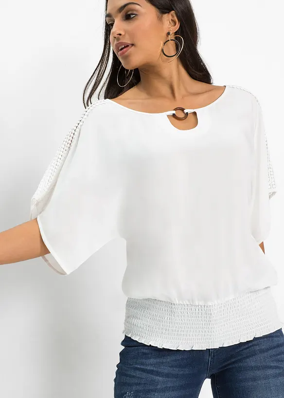 Blusa in pura viscosa, bonprix