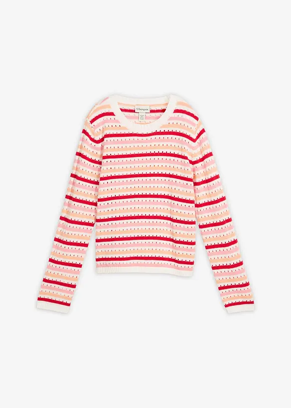 T-shirt in maglia a righe, bonprix