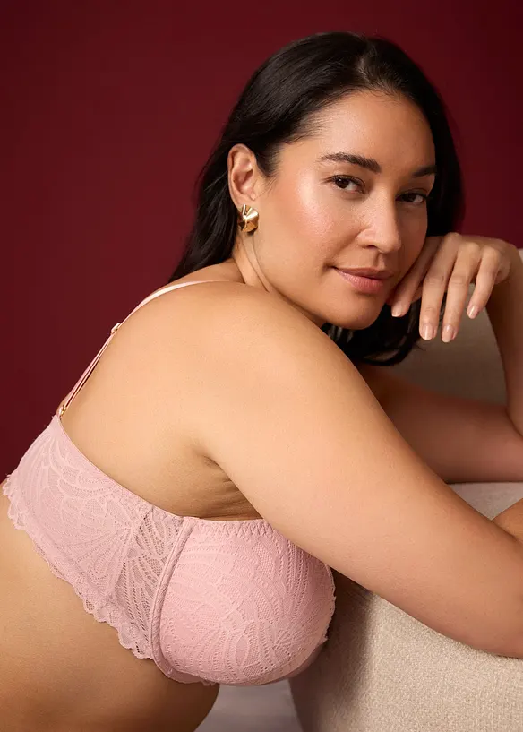 Reggiseno con coppe preformate in pizzo, bonprix