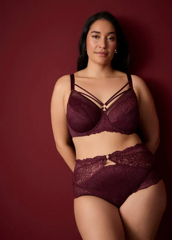Reggiseno minimizer con pizzo delicato, bonprix