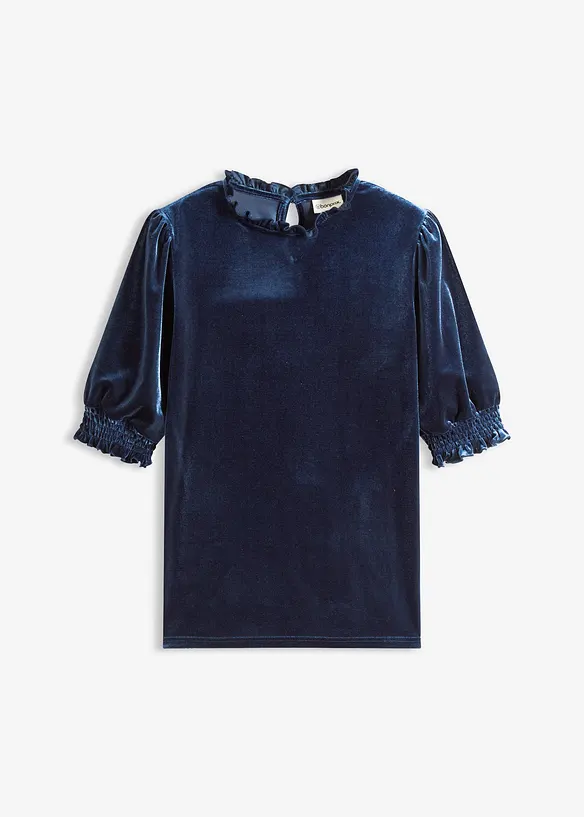 Maglia in velluto morbido, bonprix
