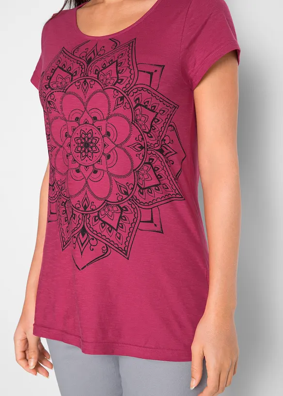 T-shirt in filato fiammato, bonprix