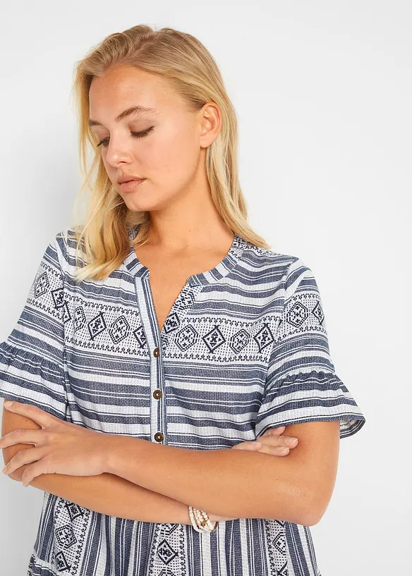 Abito di jersey in misto viscosa fluente, bonprix
