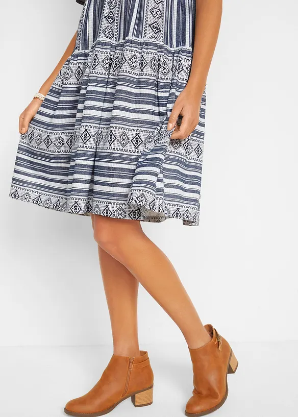 Abito di jersey in misto viscosa fluente, bonprix