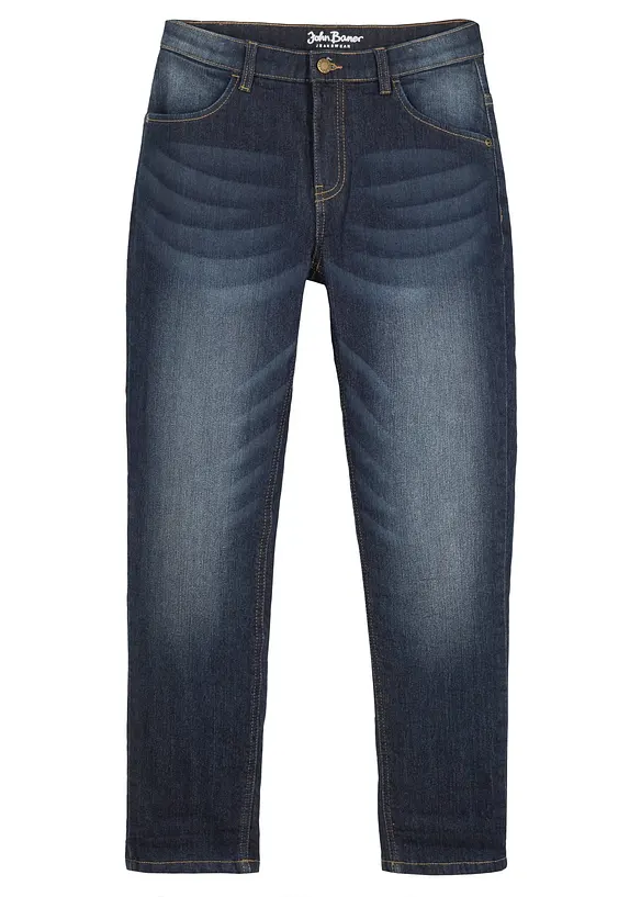 Jeans termici con fodera in pile slim fit, straight, bonprix