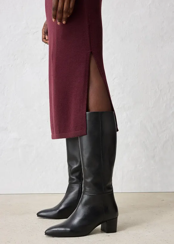 Abito in maglia di lana merino, bonprix